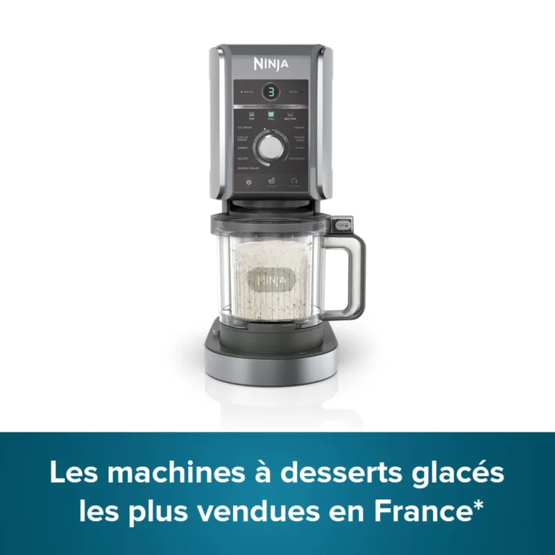 Ninja CREAMi Deluxe 10-en-1 Machine à délices et boissons glacées NC501EU