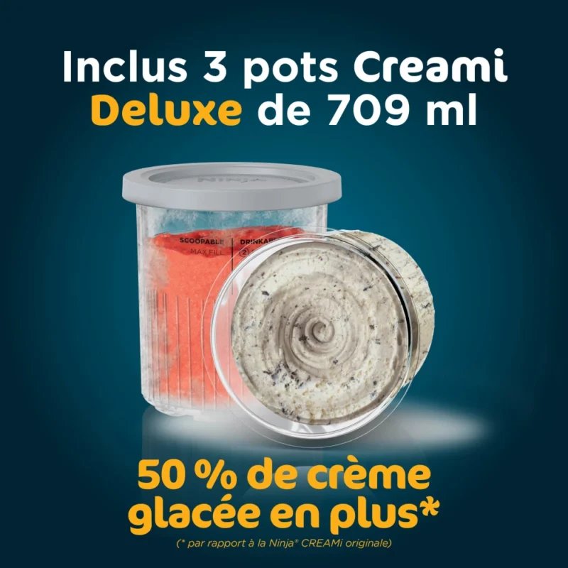 Ninja CREAMi Deluxe 10-en-1 Machine à délices et boissons glacées NC501EU – Image 7