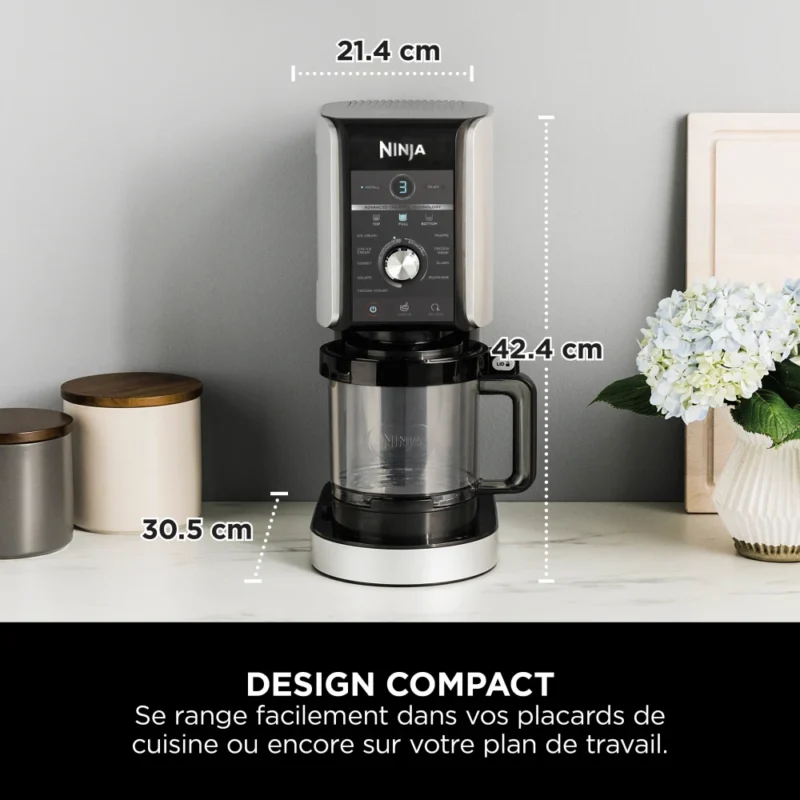 Ninja CREAMi Deluxe 10-en-1 Machine à délices et boissons glacées NC501EU – Image 6